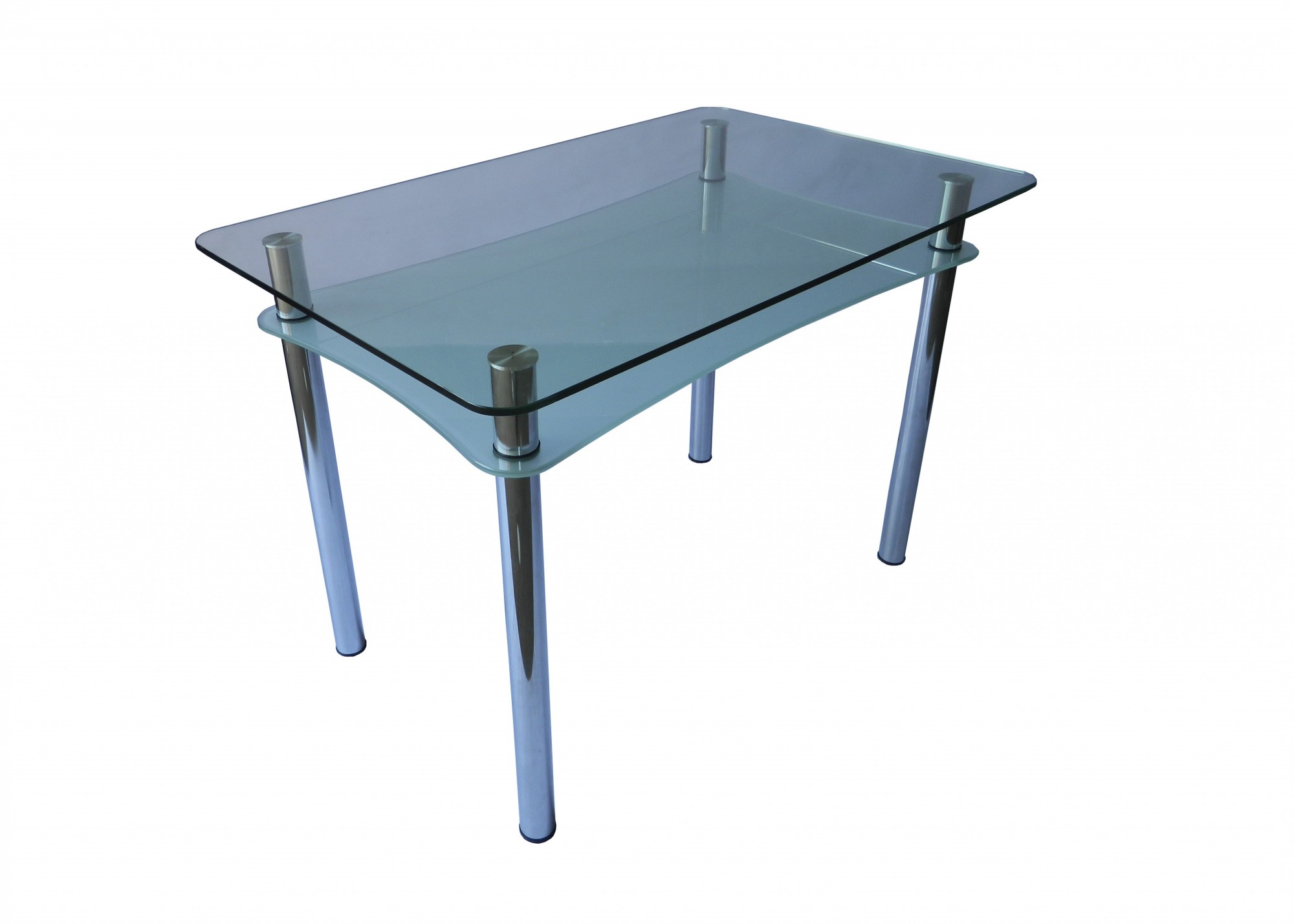 

Обеденный стеклянный стол Glass Antonik "Абрис" прозрачный (1100х700х750 мм)