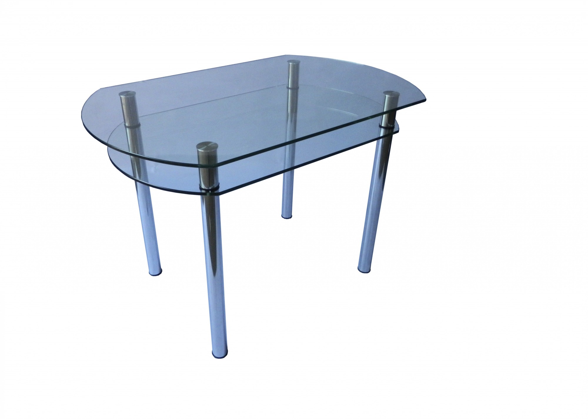 

Обеденный стеклянный стол Glass Antonik КС-5 прозрачный (1100х700х750 мм)