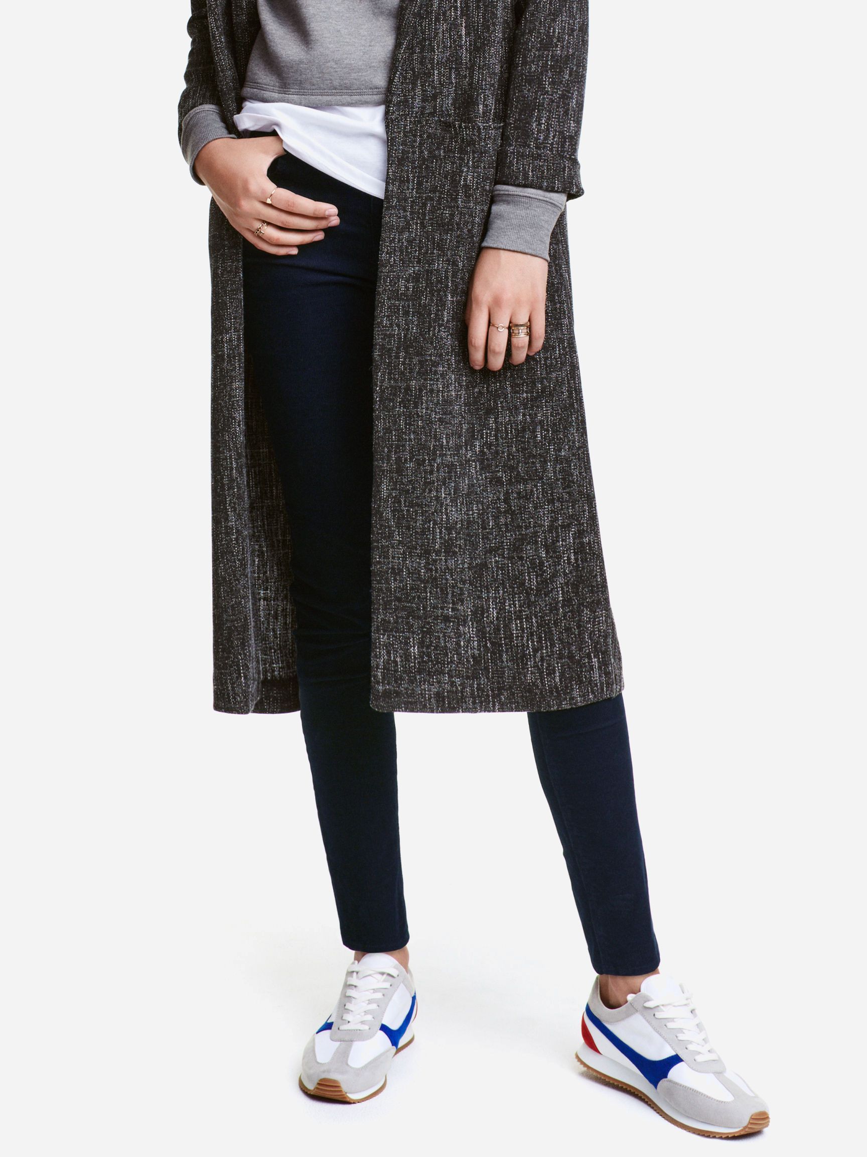 

Брюки вельветовые H&M XAZ045126FCAY 34 Темно-синие