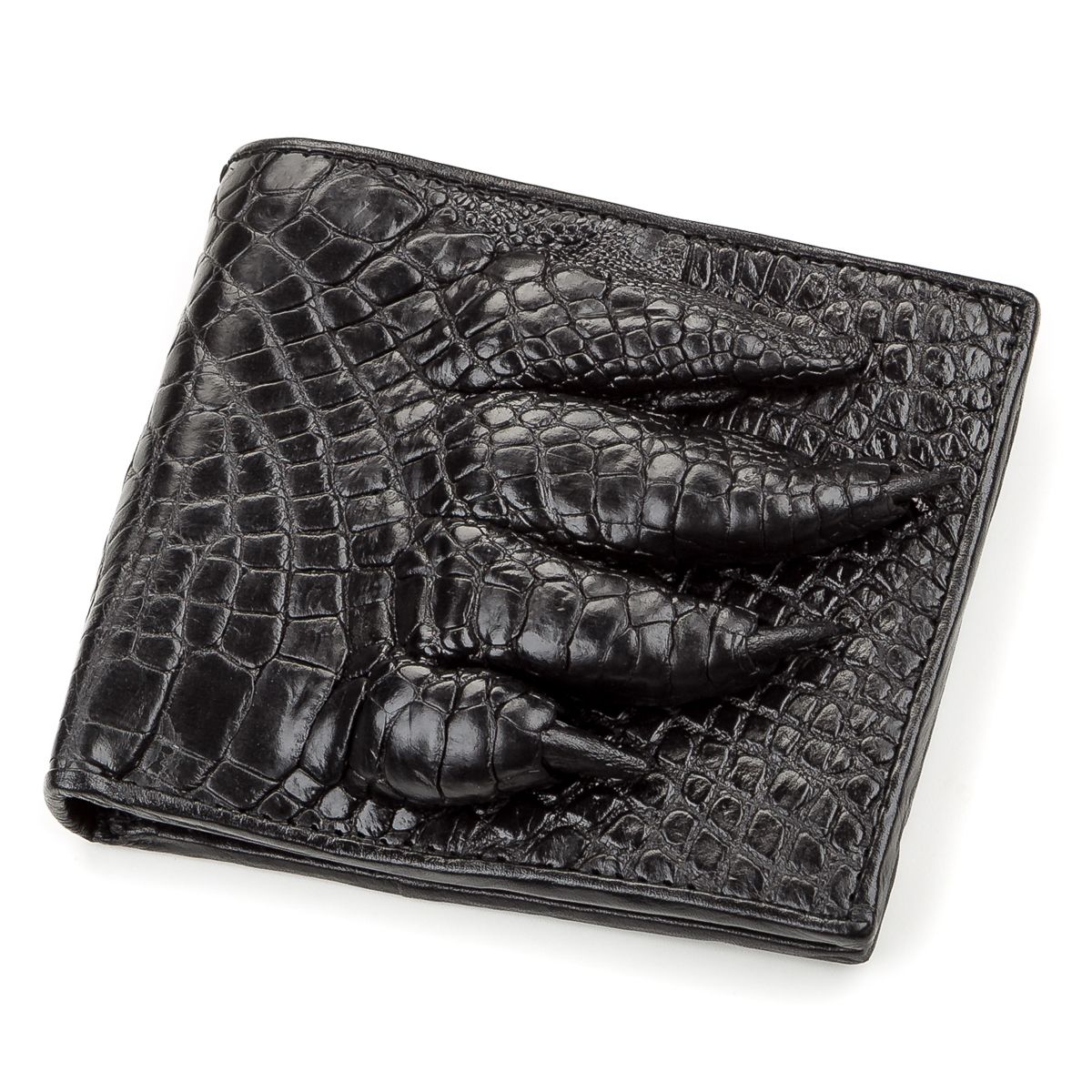 

Кошелек мужской CROCODILE LEATHER 18200 из натуральной кожи крокодила Черный