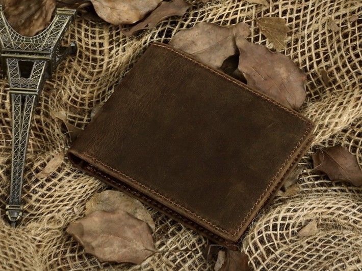 

Кошелек мужской Vintage 14346 кожаный коричневый