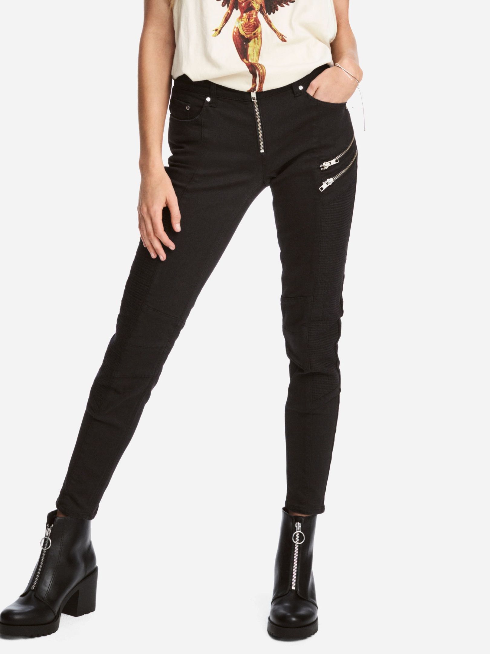 

Джинсы H&M XAZ181079JONA 46 Черные
