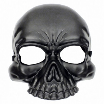 

Маска Скелет черная Halloween 18-292BLK