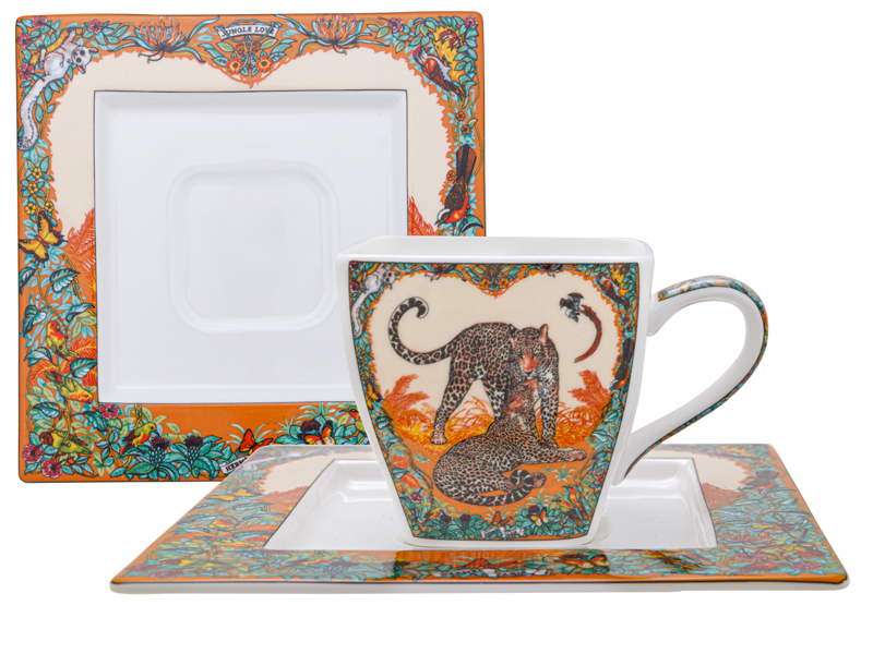 

Чайный набор Elen Жаркая Африка 586-020-1, 2 предмета