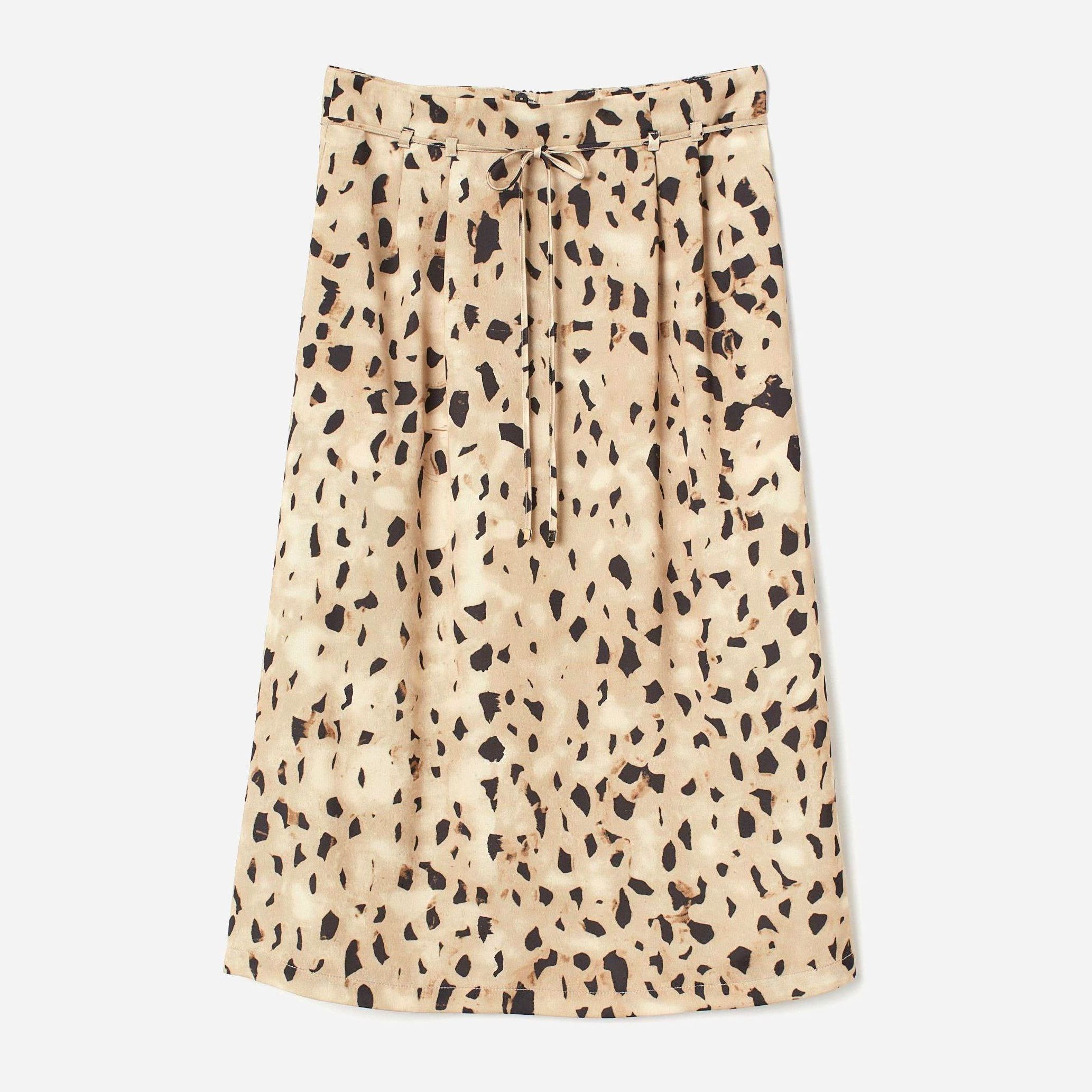 

Юбка H&M XAZ205005ROXO 36 Бежевая с черным и белым