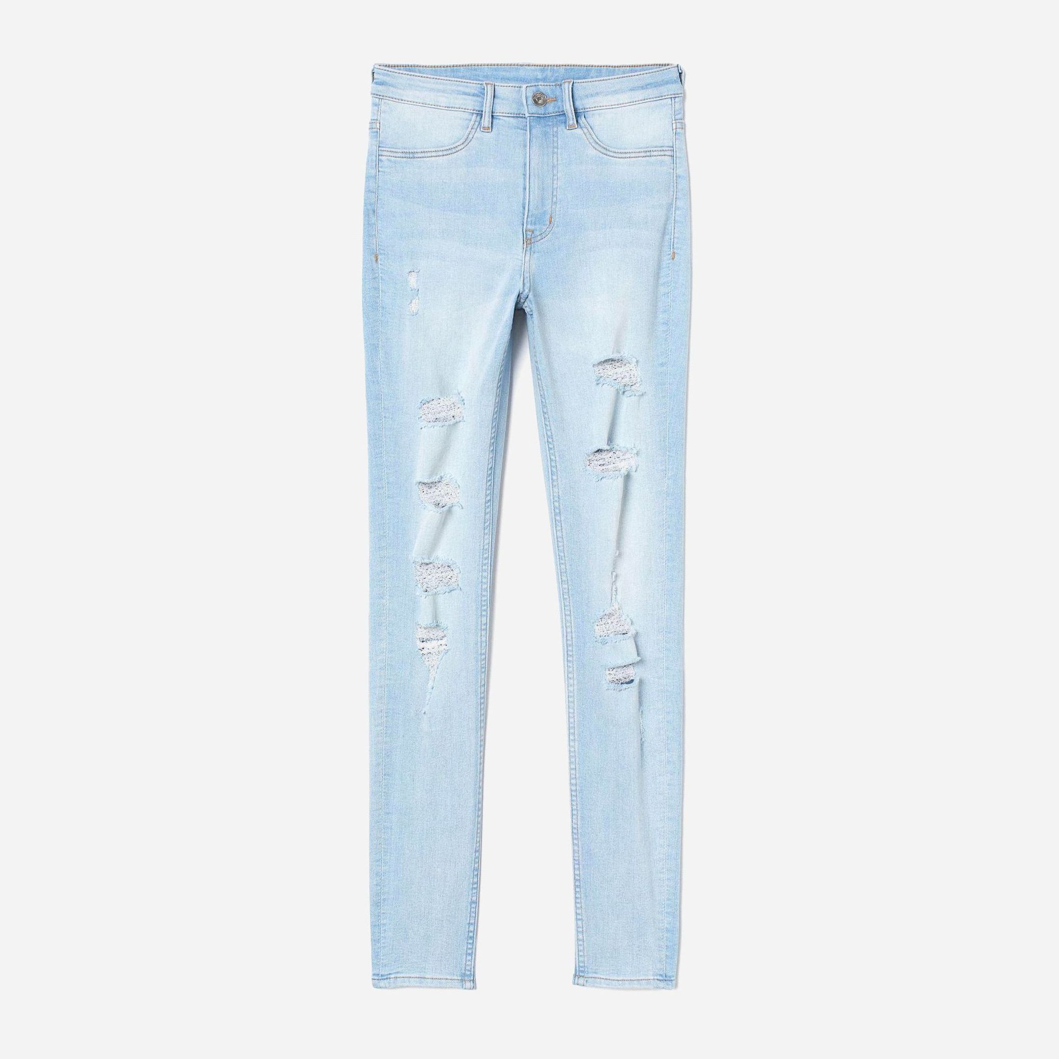 

Джинсы H&M XAZ246355AMRR  Бледно-голубые, Джинсы H&M XAZ246355AMRR 40 Бледно-голубые