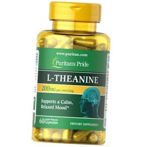

Л Теанин, L-Theanine 200, Puritan's Pride 30капс (27367011)