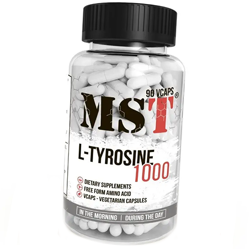 

Тирозин, L-Tyrosine 1000, MST 90вегкапс (27288020)
