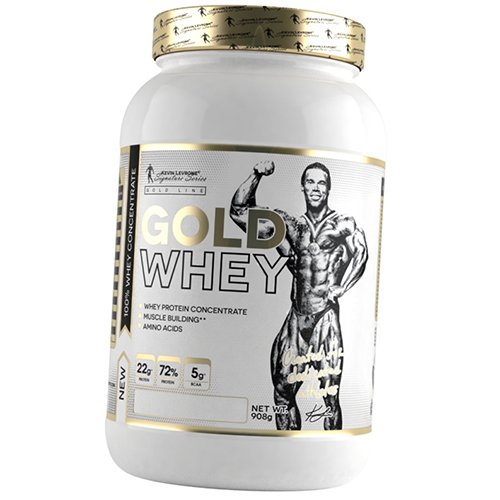

Концентрат Сывороточного Протеина с высоким содержанием белка, Gold Whey, Kevin Levrone 908г Шоколад (29056009)