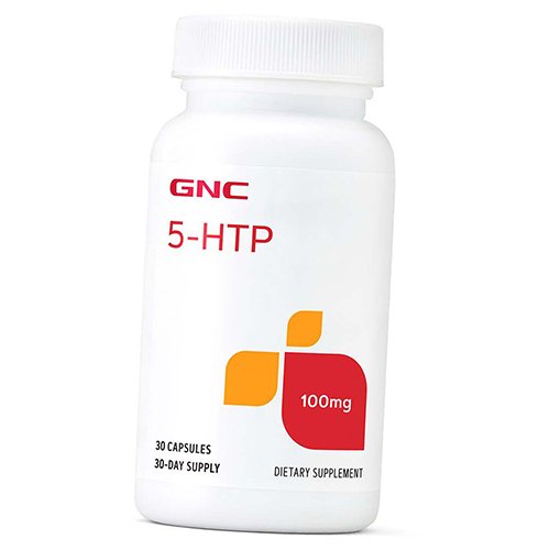 

5 Гидрокситриптофан, 5-HTP 100, GNC 30капс (72120010)