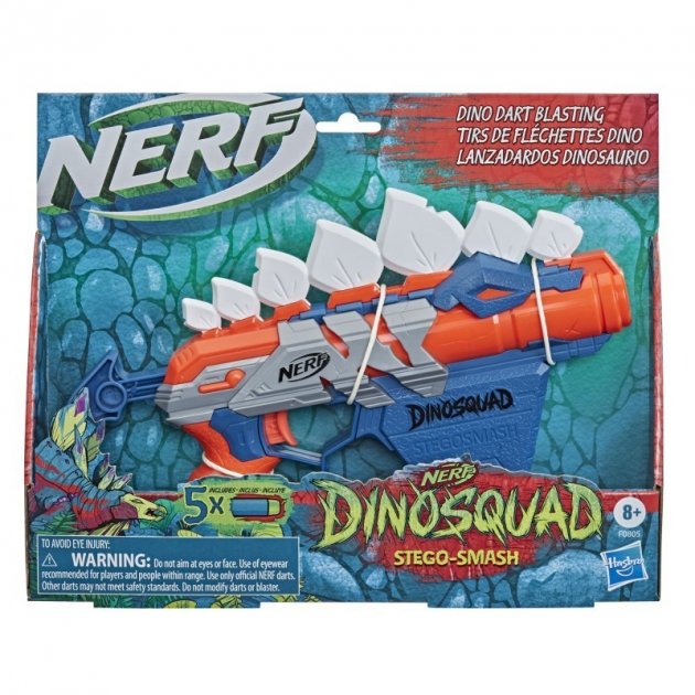 

Бластер Nerf DinoSquad Stego-Smash Нерф Дино Стегосмэш F0805 оригинал