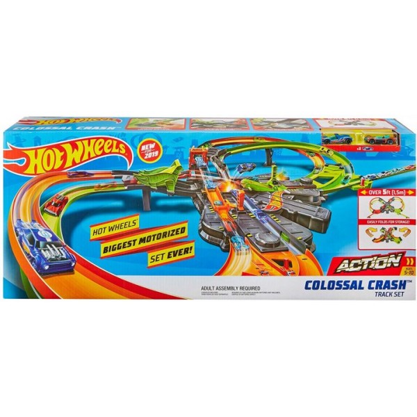 

Трек Хот Вилс Грандиозное столкновение Hot Wheels Colossal Crash Track