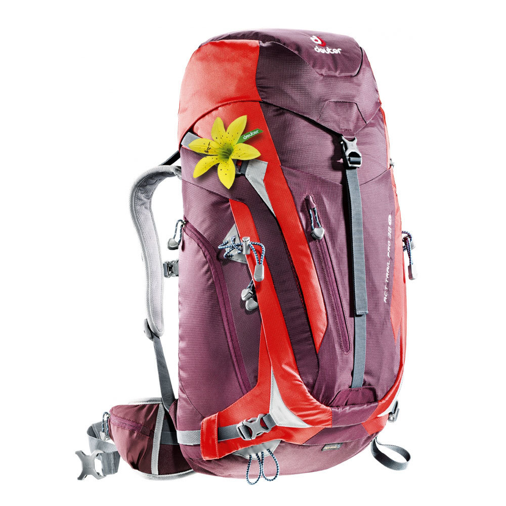 

Рюкзак Deuter ACT Trail Pro 38 SL aubergine-fire (5522) / Размер 38 (3441215 5522)
