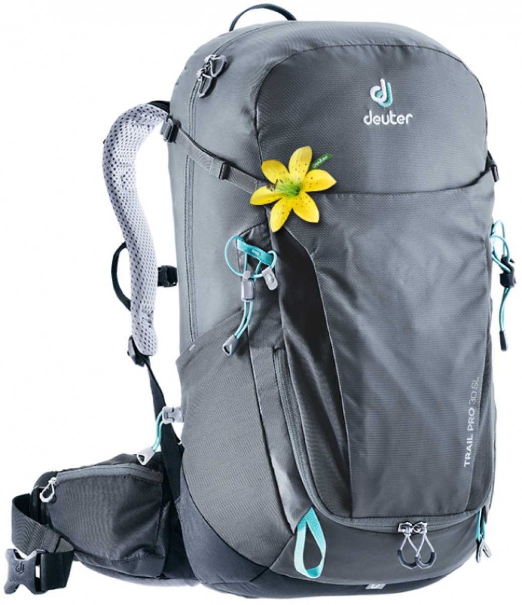 

Рюкзак Deuter Trail Pro 30 SL цвет 4701 graphite-black / Размер 30 л (3441019 4701)