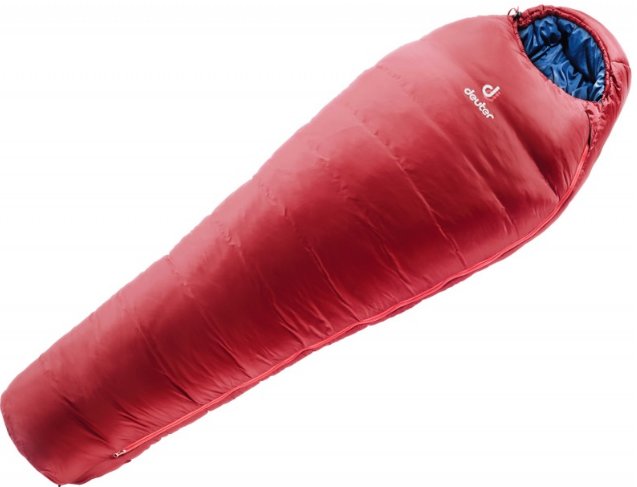 

Спальник Deuter Orbit -5° L правая молния цвет 5316 cranberry-steel 3701718 5316 0 / Размер XL, 215см (3701718 5316 0)