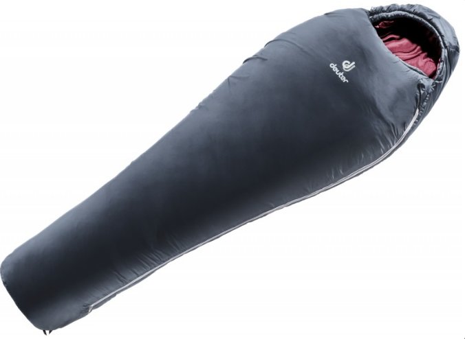 

Спальник Deuter Orbit +5° SL левая молния цвет 4511 granite-aubergine 3701218 4511 1 / Размер M, 195см (3701218 4511 1)