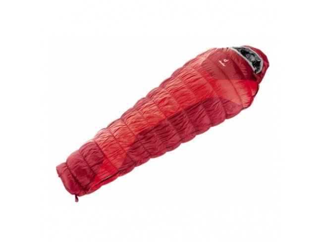 

Спальник Deuter Exosphere -4° - SL правая молния цвет 5520 fire-cranberry 3700515 5520 0 / Размер M, 195см (3700515 5520 0)