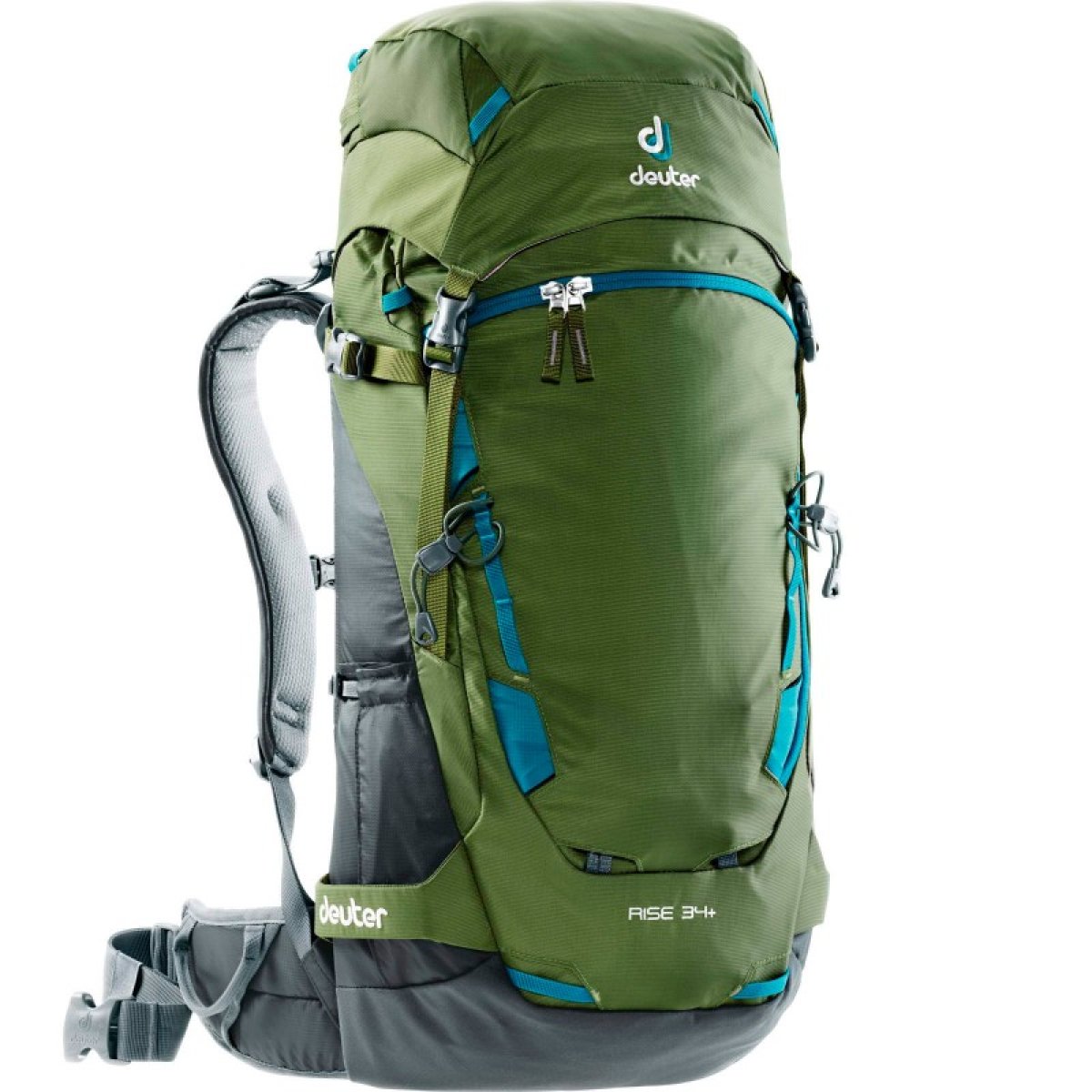 

Рюкзак Deuter Rise 34+ цвет 2480 pine-granite / Размер 34 (3301318 2480)