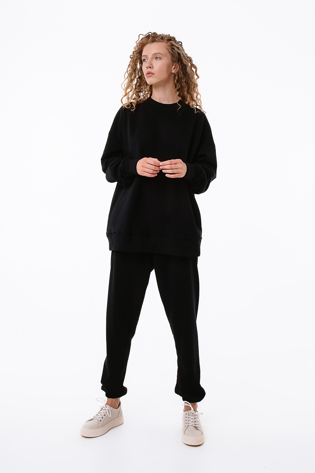 

Свитшот oversize Magnetic черный, Свитшот oversize Magnetic черный XS-S