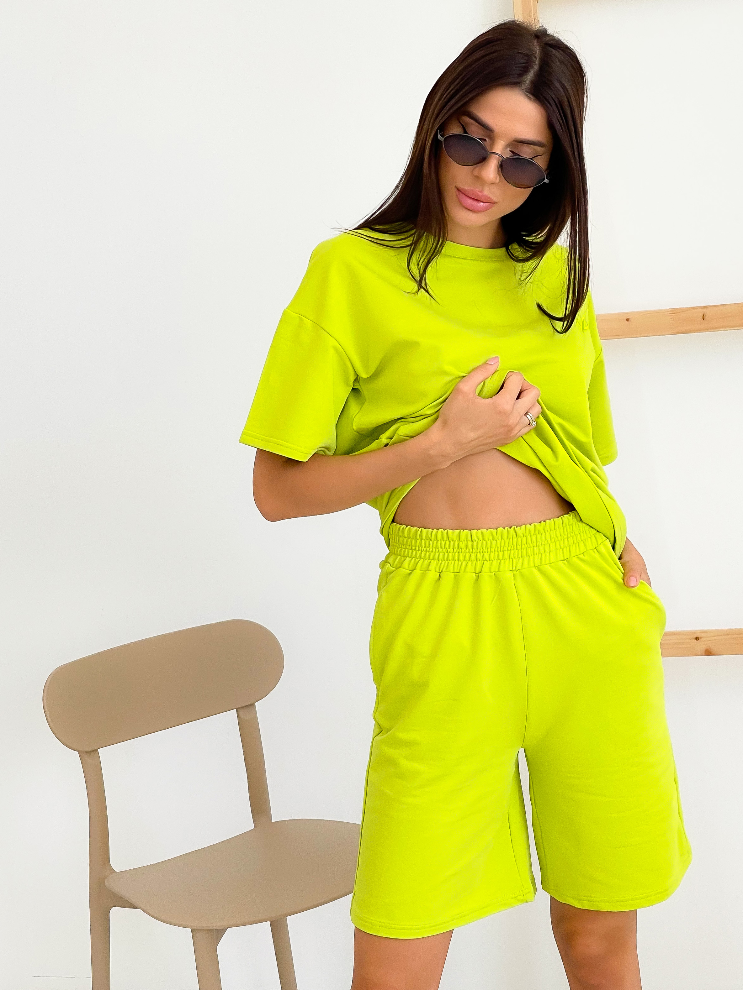 

Костюм LiLove 096-4 - (S-M) Салатовый, Костюм LiLove 096-4 42-44 (S-M) Салатовый