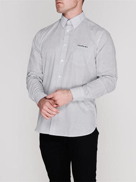 

Рубашка Pierre Cardin 561913-73  White/Navy AOP, Рубашка Pierre Cardin 561913-73 M White/Navy AOP
