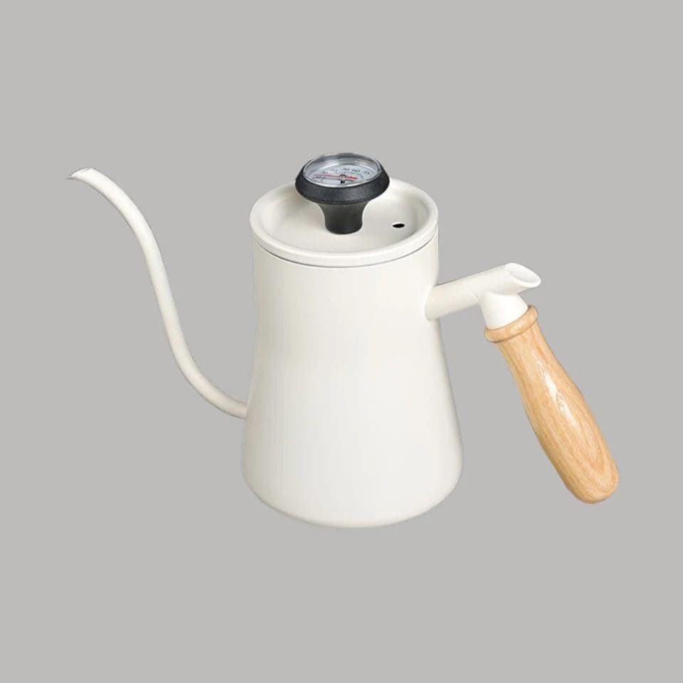 

Чайник Kslong с термометром для заваривания кофе, 550 ml, Білий