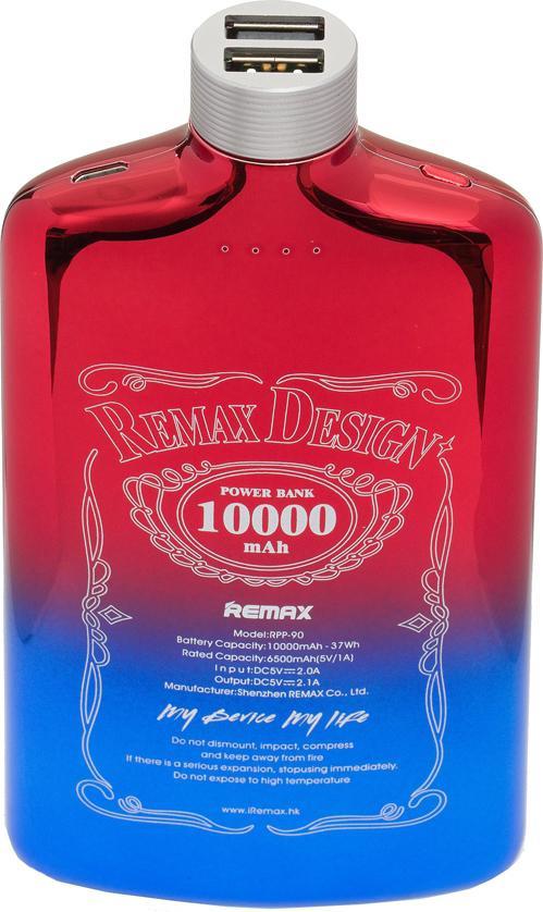 

УМБ power bank Remax Jeni Series RPP-90 2USB 2.1A 10000мАч blue