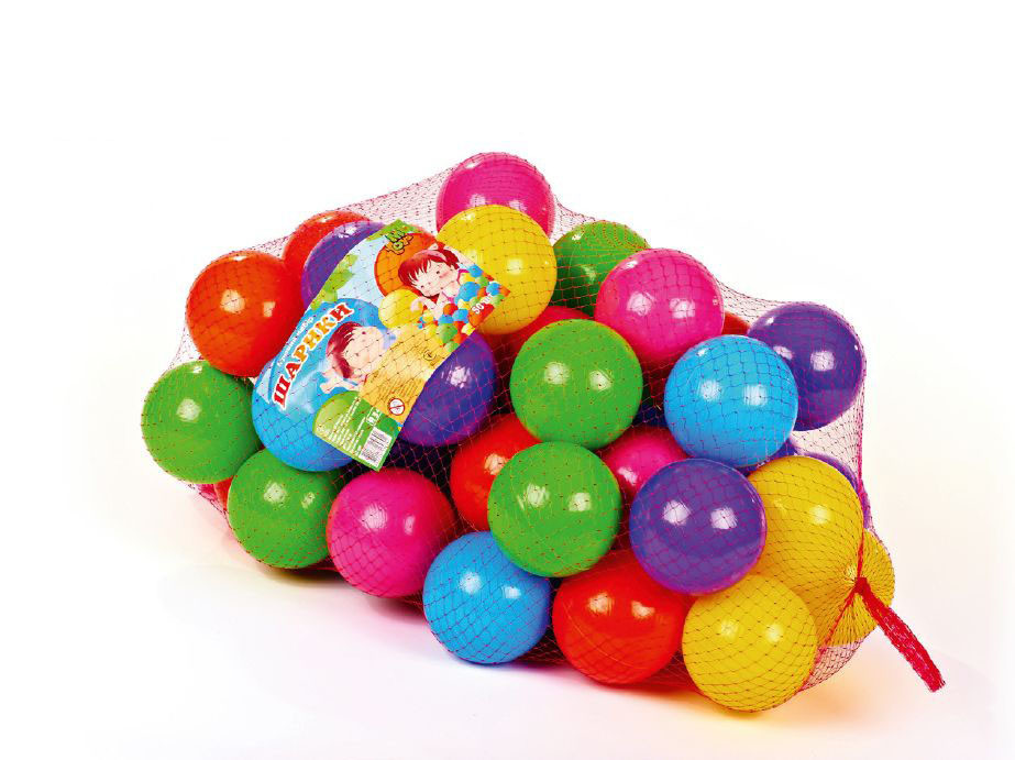

Шарики для сухих бассейнов MToys 80 мм 50 шт в сетке (12023)