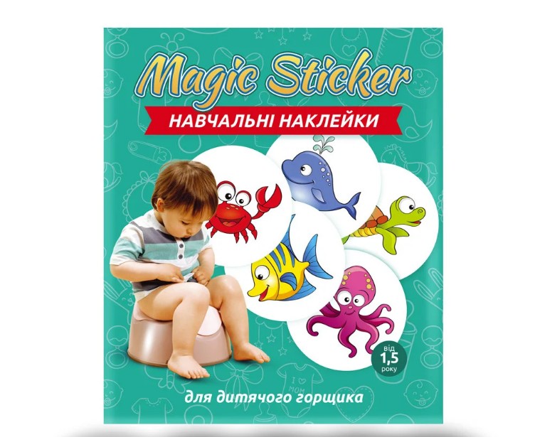

Обучающие термонаклейки для горшка MAGIC STICKER 5 штук в упаковке (29077)