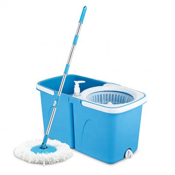 

Комплект для уборки Spin MOP 360 Турбо Швабра с Ведром Blue