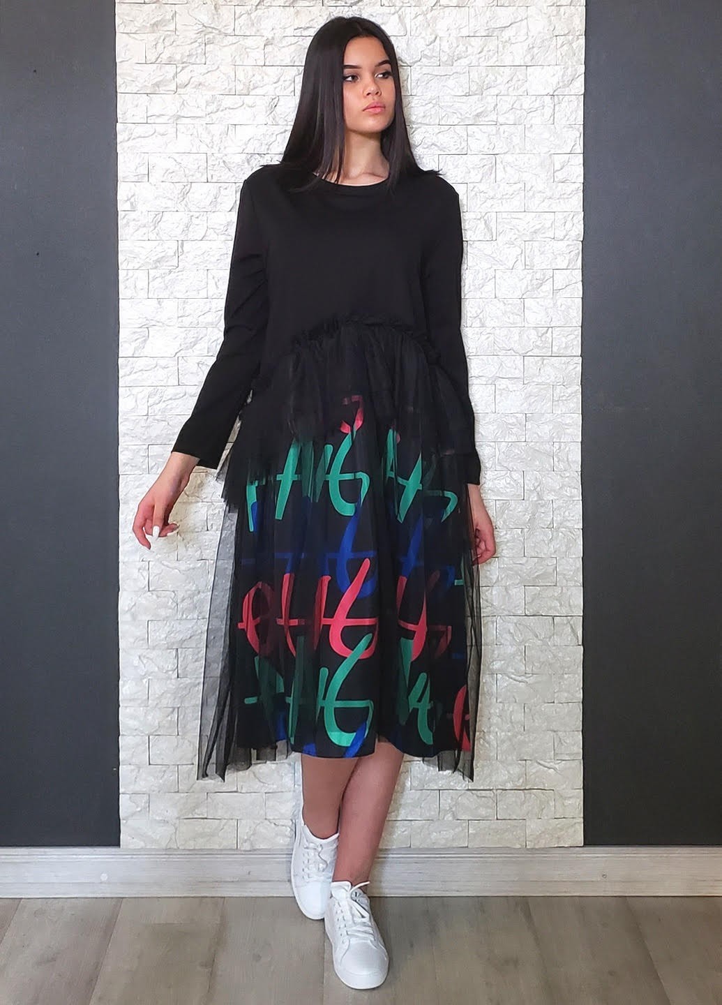

Платье Di classe черный  27-8668, Платье Di classe черный one size 27-8668