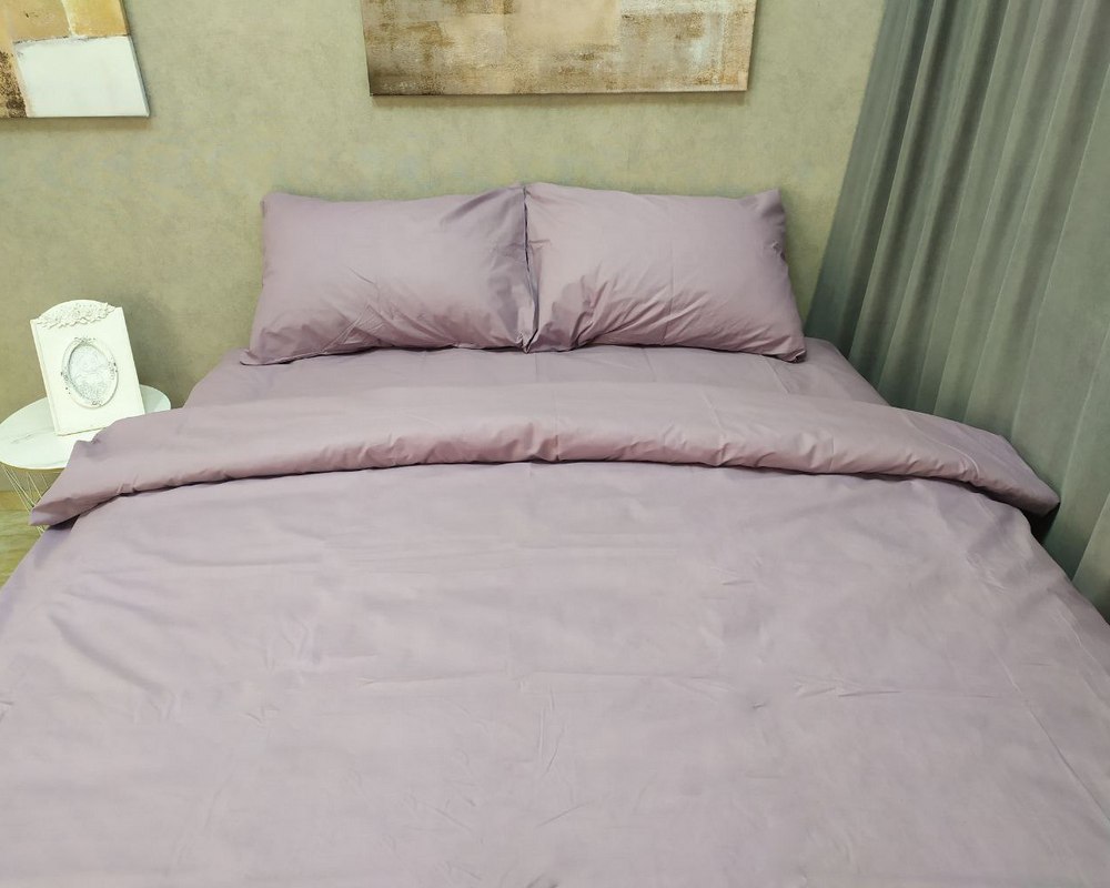 

Постельное белье LARA бязь d11191p Amethyst полуторное Наволочки 50х70