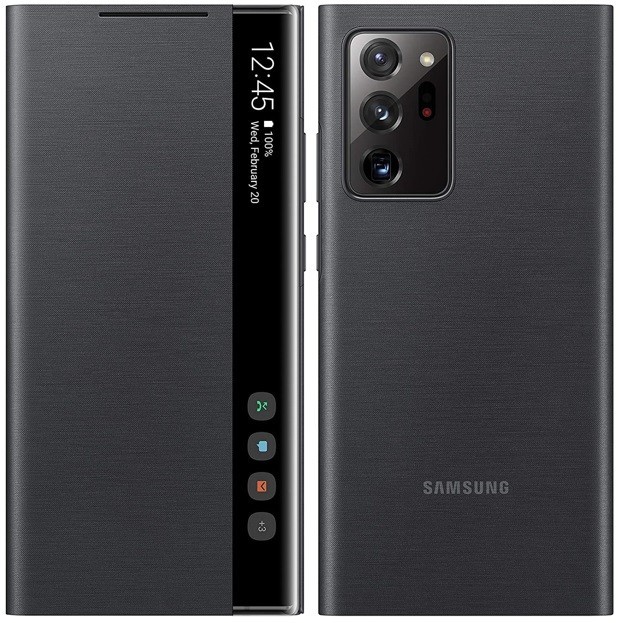 

Смарт чехол книжка S-View Flip cover Samsung Galaxy Note 20 Ultra / Note 20 Ultra 5G EF-ZN985 black