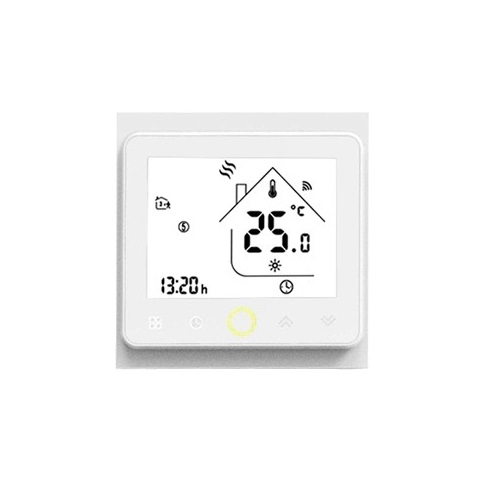 

Терморегулятор Wi-Fi для газового котла 220В 3А BHT-002-GCLW NTC3950 White