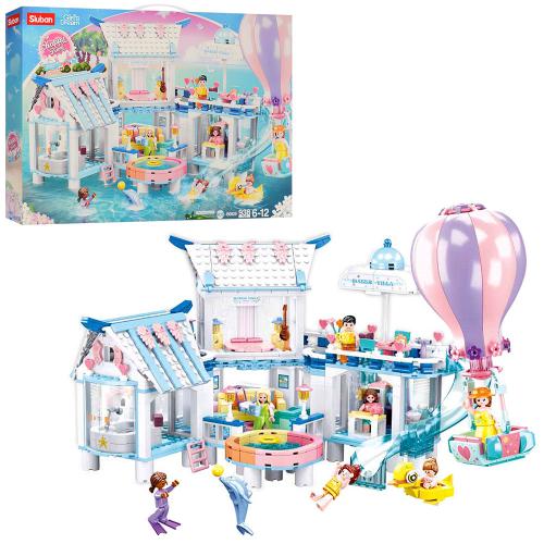 

Конструктор SLUBAN центр развлечений, фигурки, 938 деталей(M38-B0929)