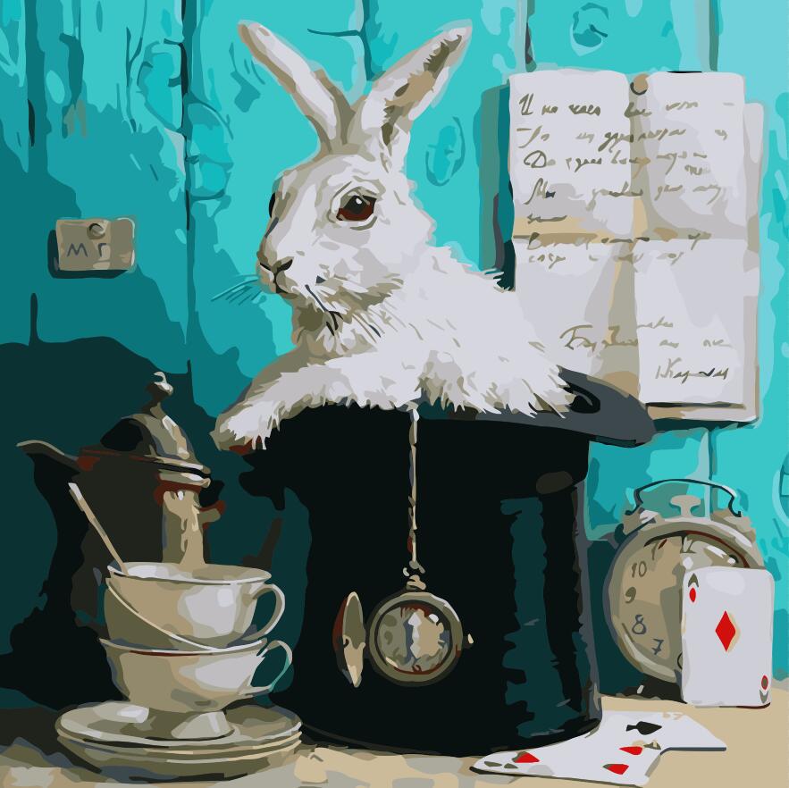 

Картина по номерам "Сказочный кролик" 40*40см