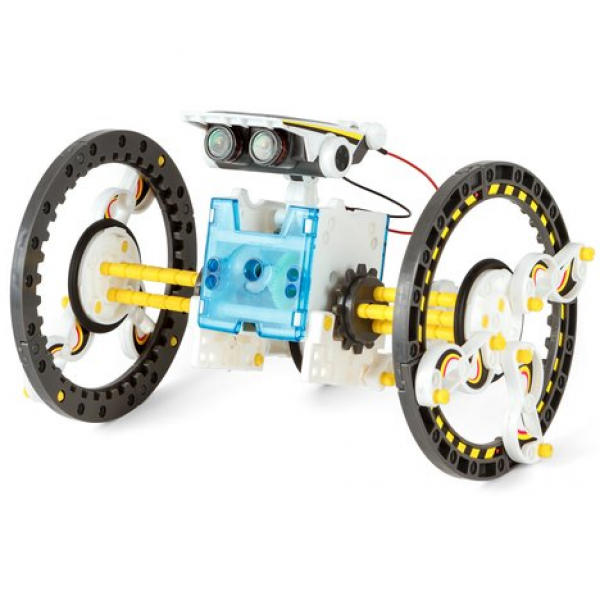 

Детский конструктор с солнечной панелью и моторчиком 14 в 1 Solar Robot Pro Max Белый