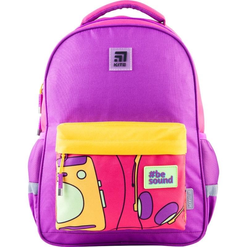 

Рюкзак школьный для девочек Kite Education (K21-831M-2) ортопедический 15л Розовый