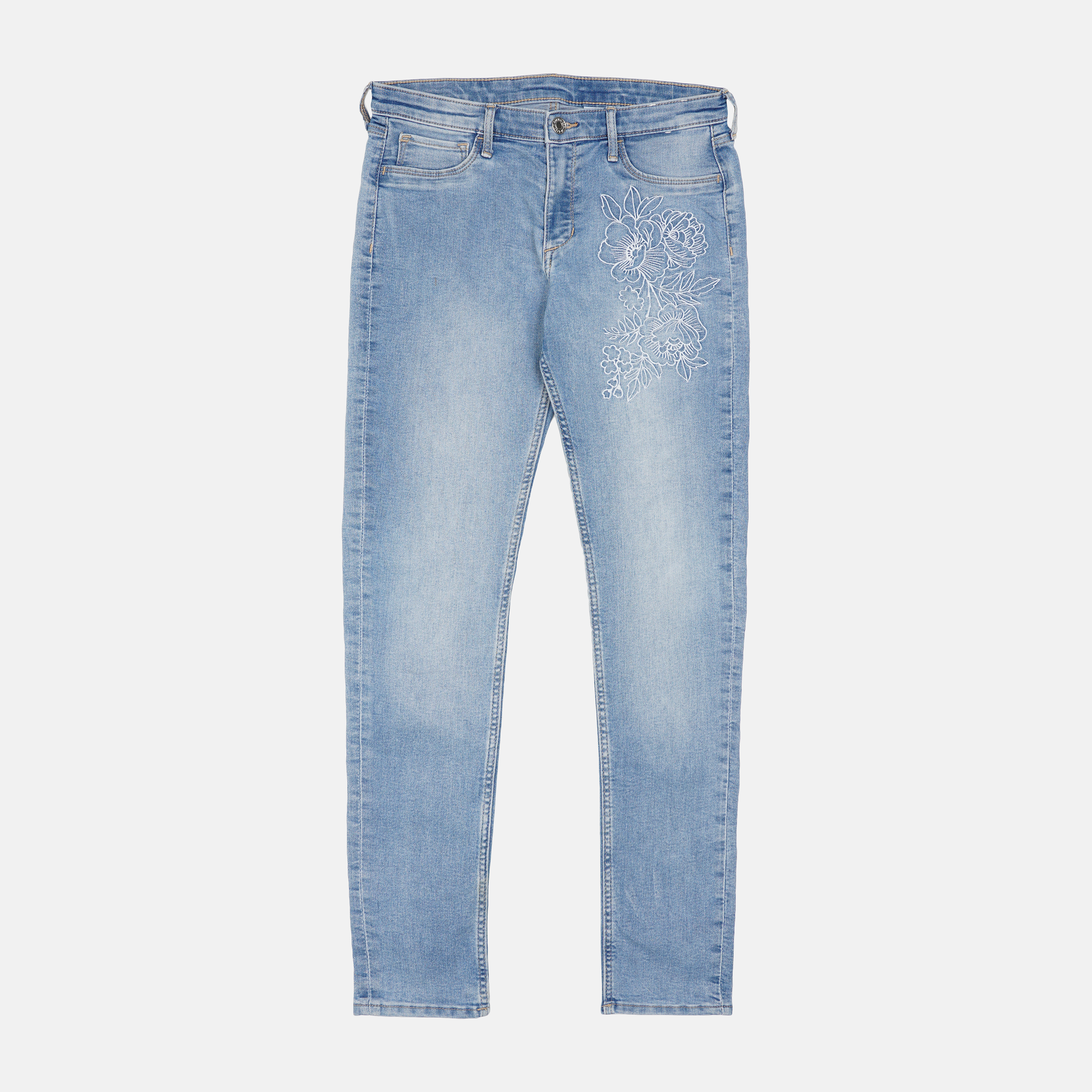 

Джинсы H&M 0700586 158 см Светло-голубые