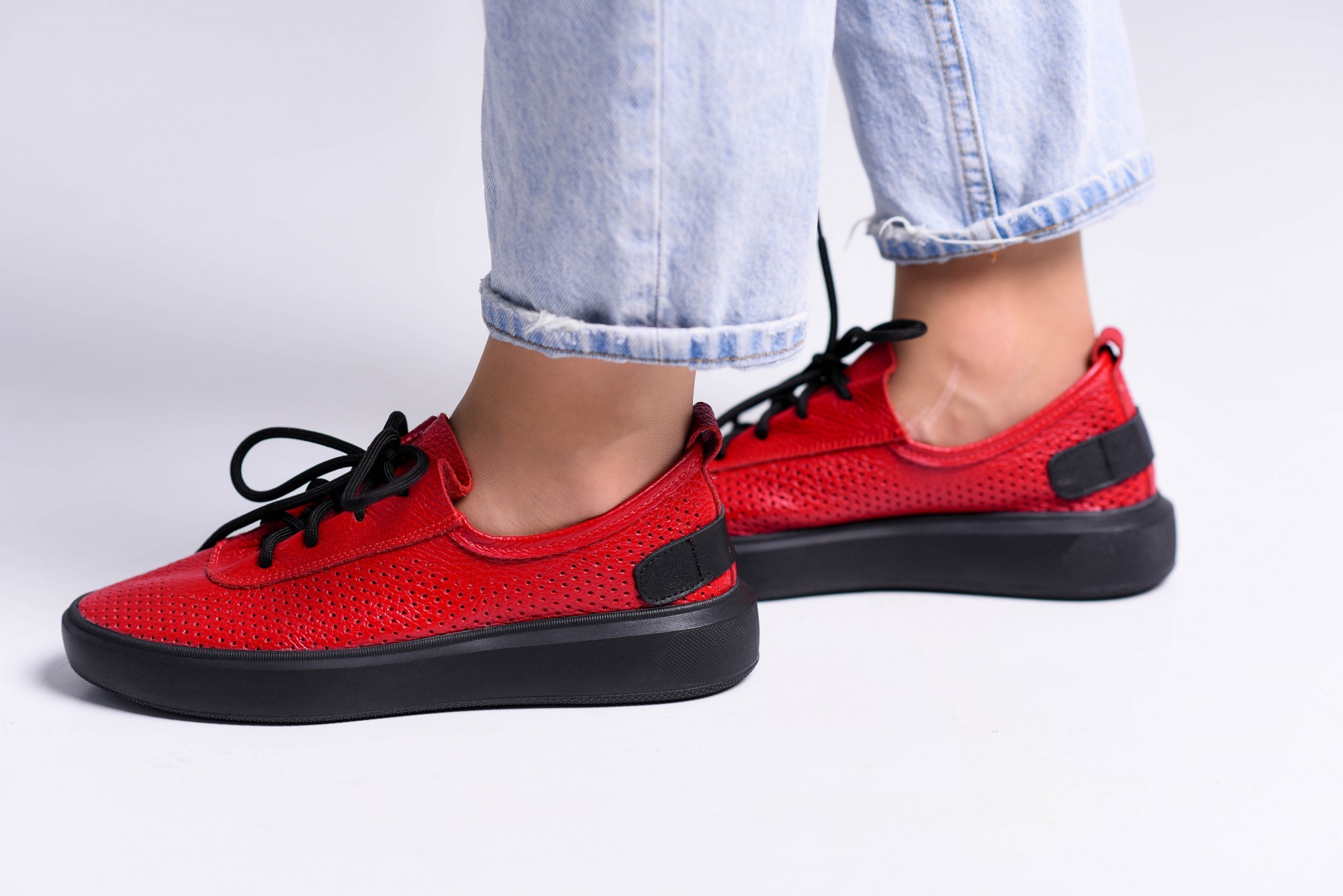 

Кеды Maya Shoes 2484 Красные 40р