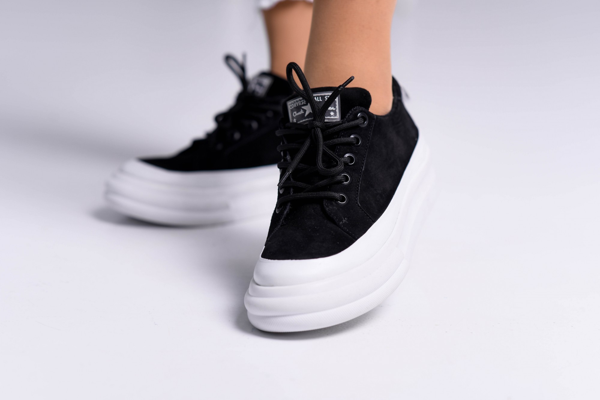 

Кеды Maya Shoes 2454 Черные с белым 36р
