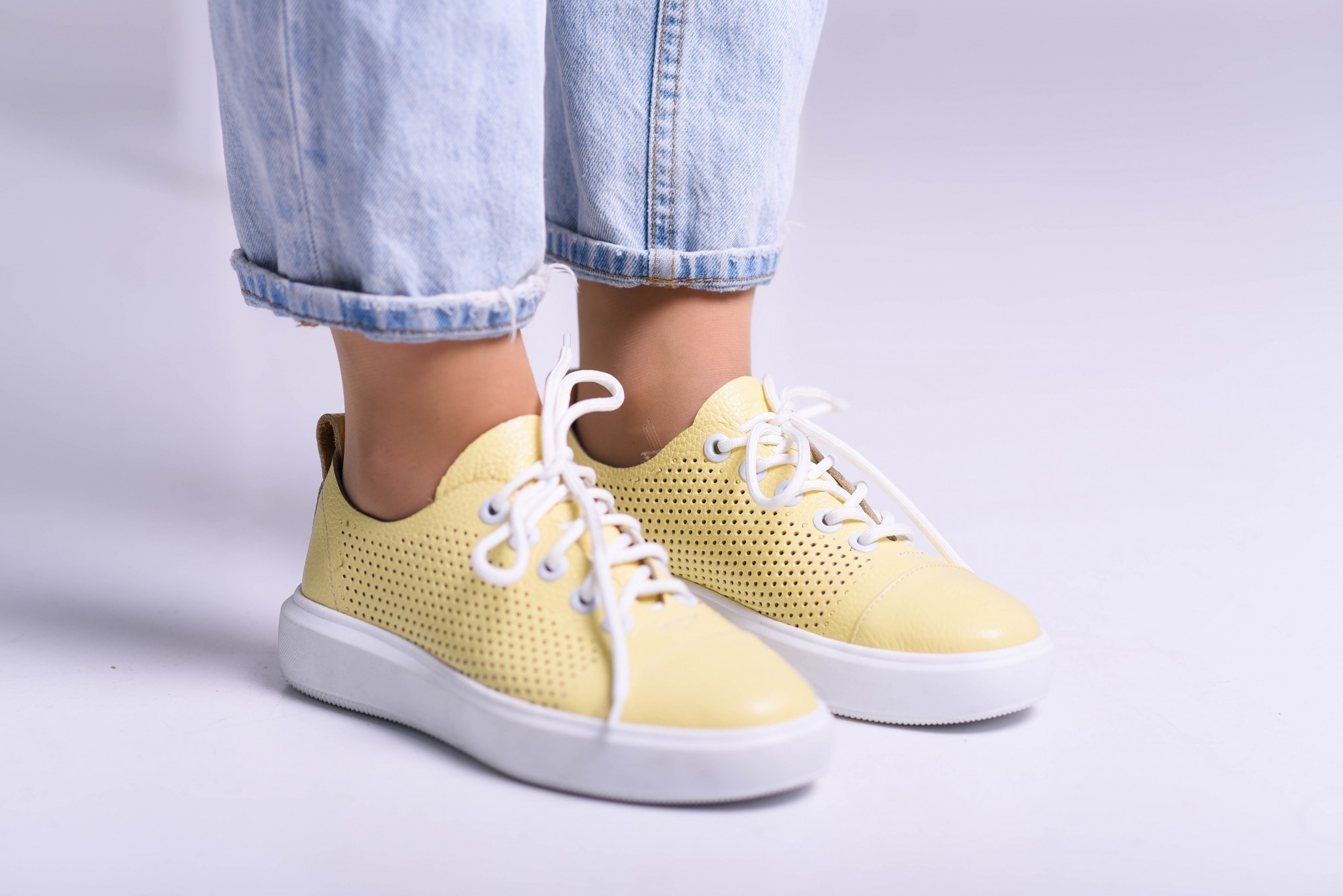 

Кеды Maya Shoes 2485 Лимонный 39р