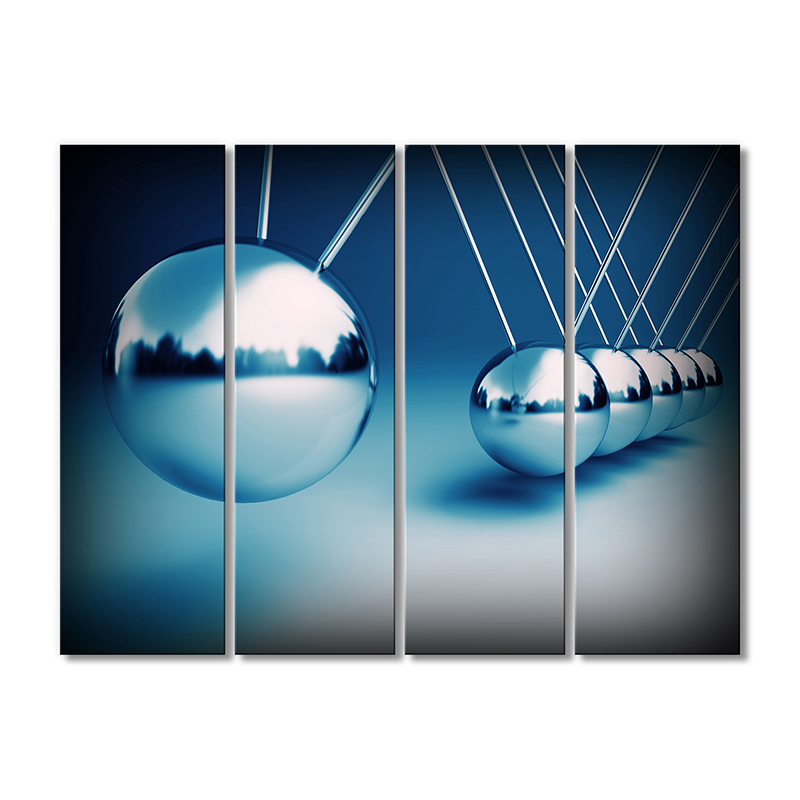 

Модульная картина Artel «Колыбель Ньютона» 4 модуля 80x120 см