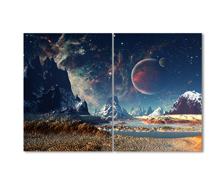 

Модульная картина Artel «Космос» 2 модуля 70x105 см