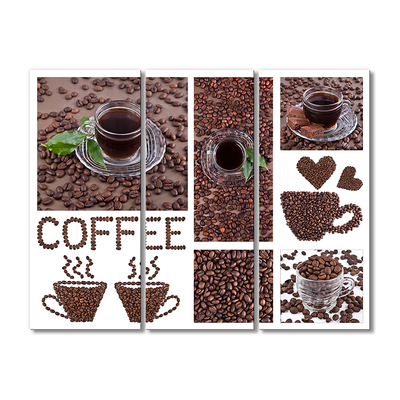 

Модульная картина Artel «Кофейная любовь» 3 модуля 60x90 см