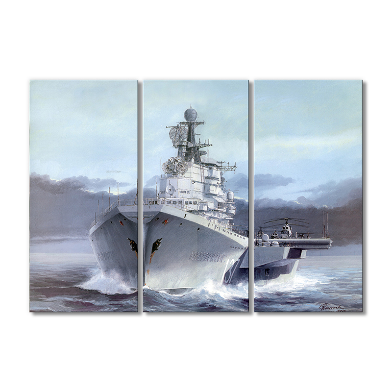 

Модульная картина Artel «Корабль Новоросийск» 3 модуля 90x135 см
