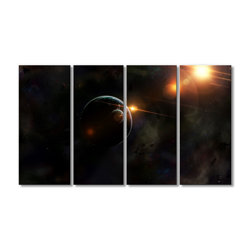

Модульная картина Artel «Космические планеты» 4 модуля 120x180 см