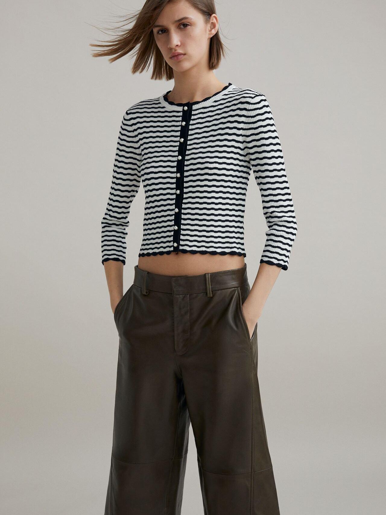 

Кардиган Zara XAZ266196TNNN  Белый с черным, Кардиган Zara XAZ266196TNNN S Белый с черным