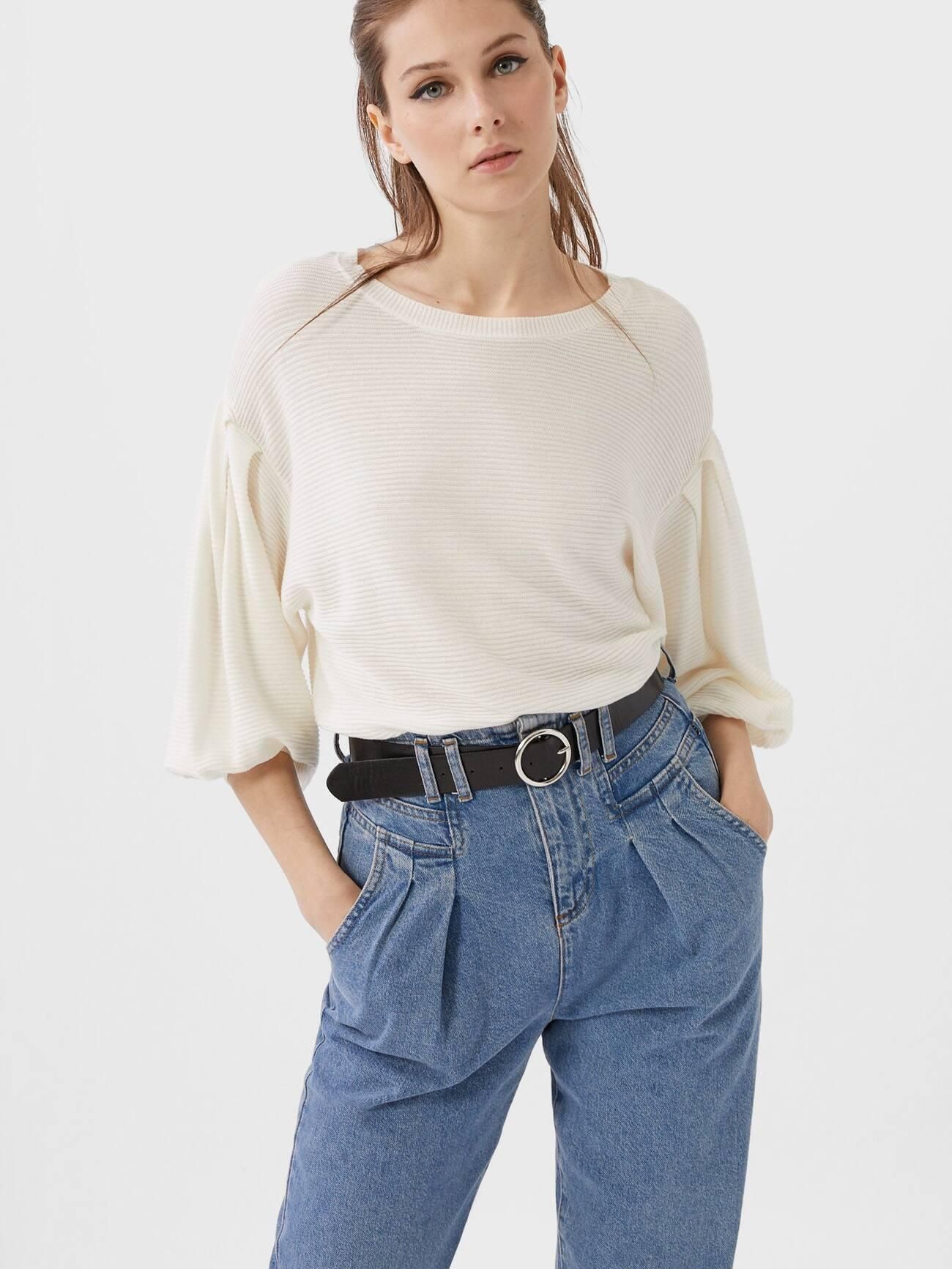 

Джемпер Stradivarius XAZ274860ZRRK M Белый
