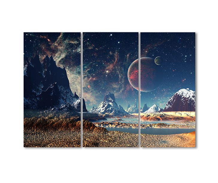 

Модульная картина Artel «Космос» 3 модуля 70x105 см